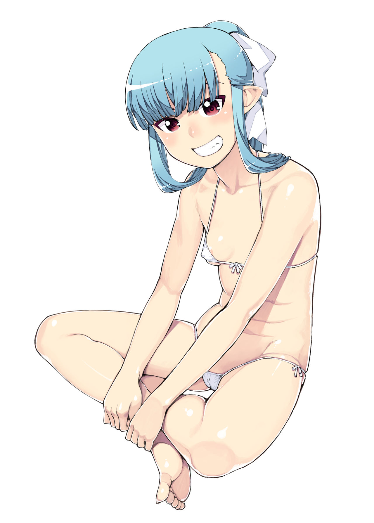 Tsugumomo - Nude Character Art page 1 full