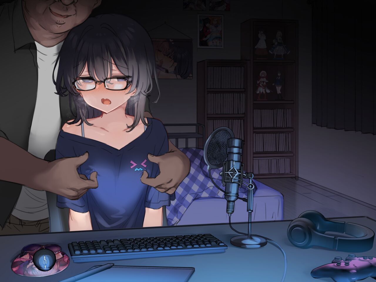 Punished by her father for streaming to adults page 9 full