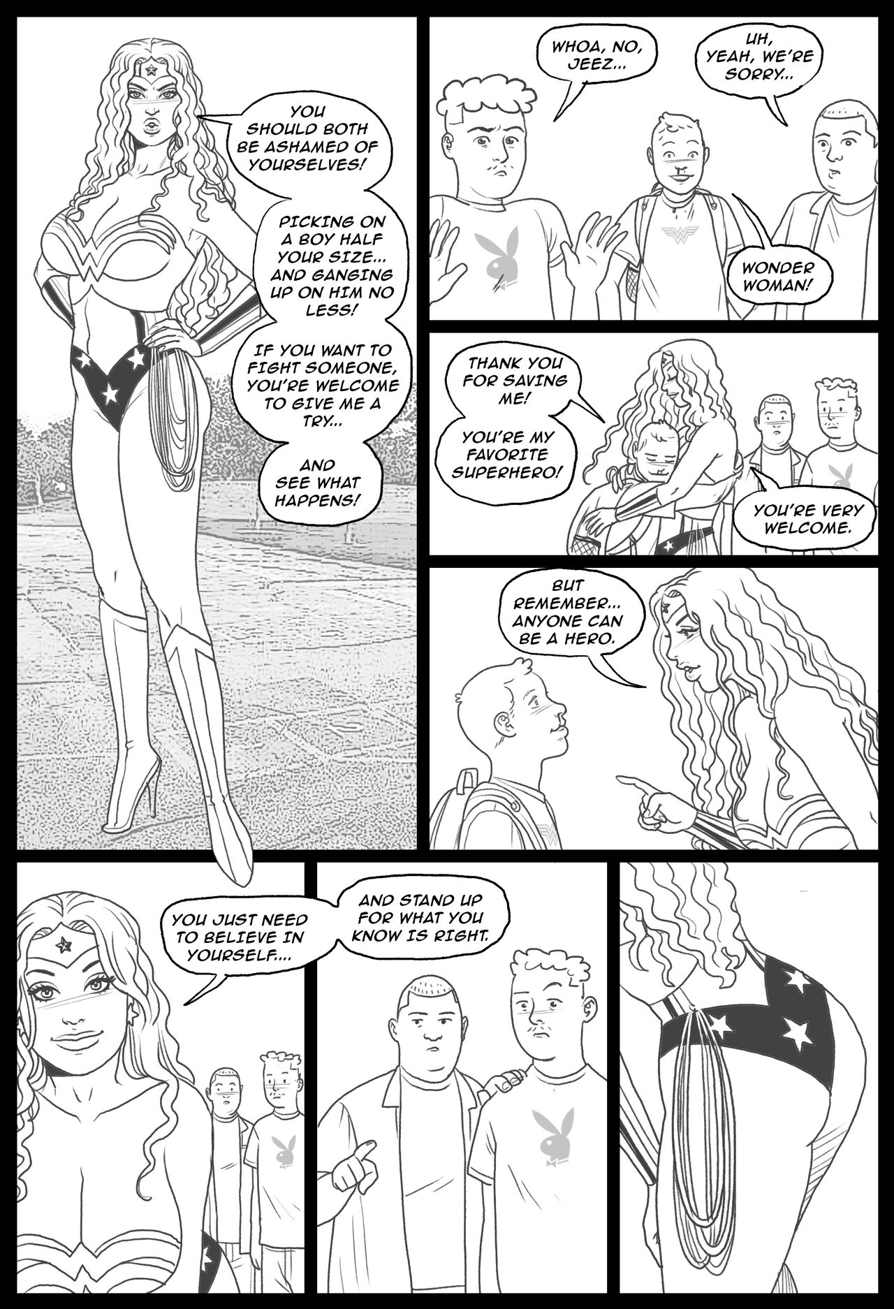 Bang my Bully 2 - Wonder Woman page 2 full
