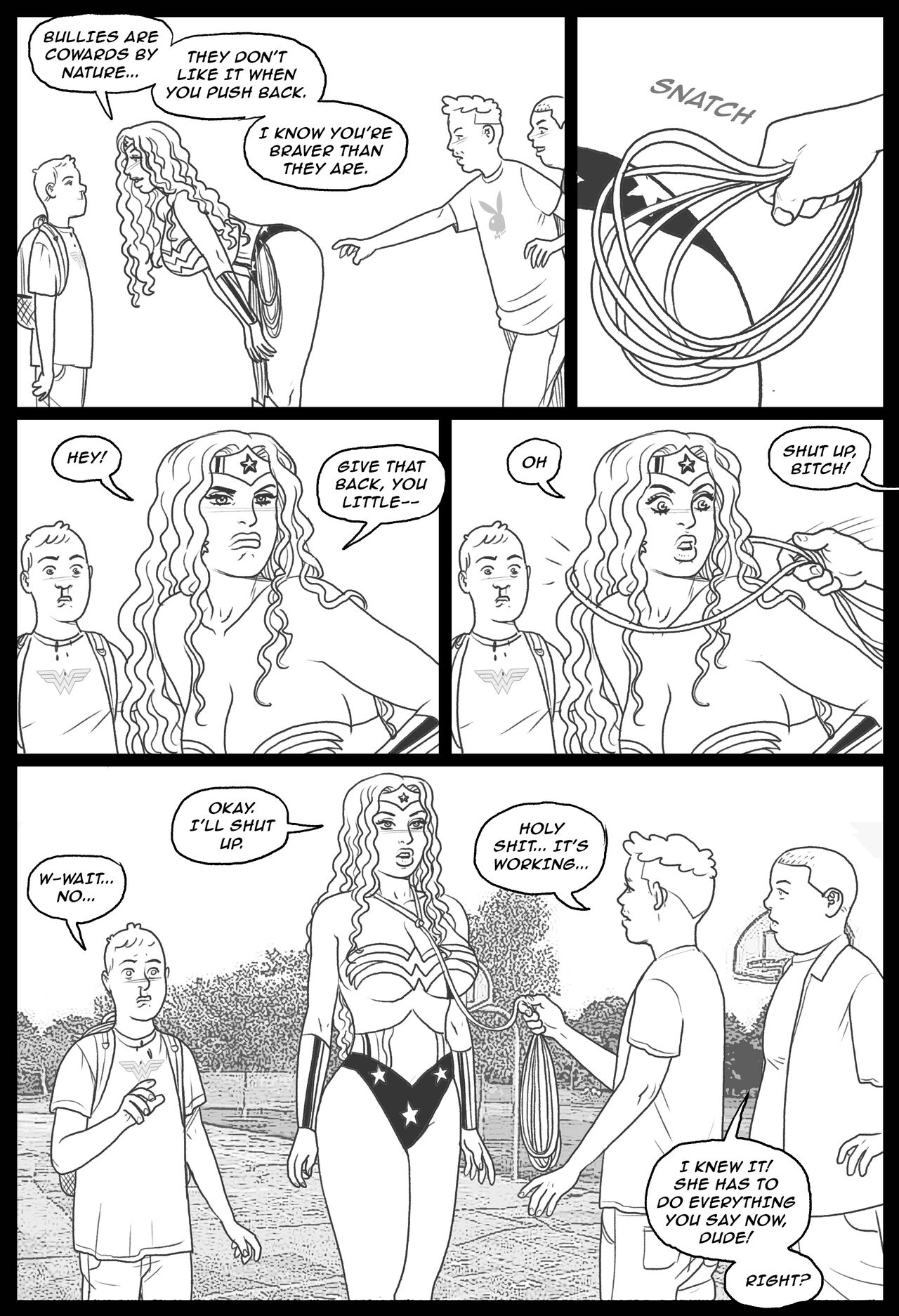 Bang my Bully 2 - Wonder Woman page 3 full