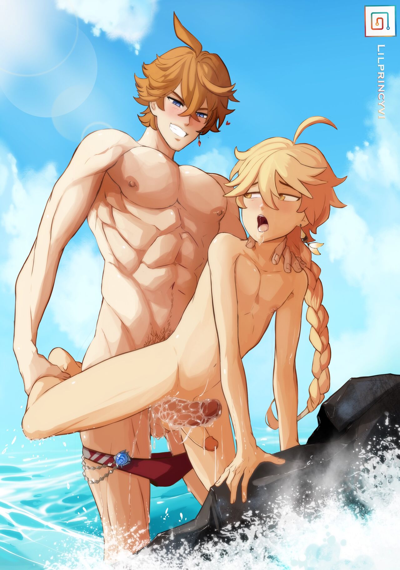 Genshin Gangbang "Summer Edition" page 8 full