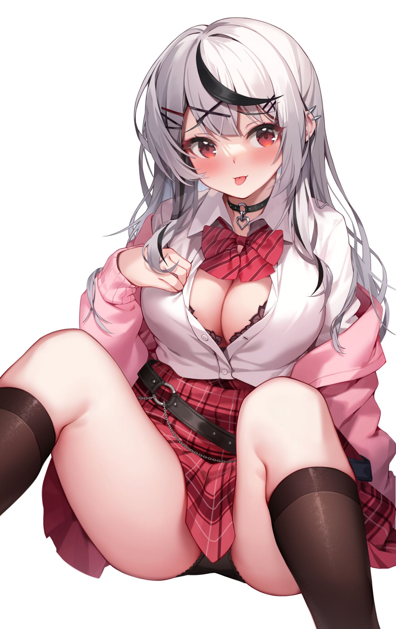 沙花叉クロヱ_制服 page 2 full