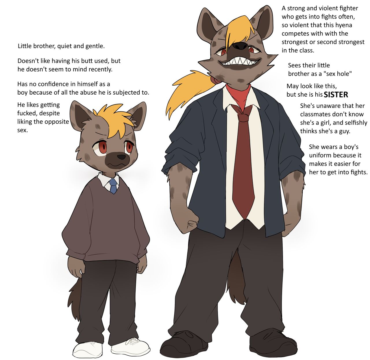 Manmosu Marimo - Hyena Siblings page 2 full