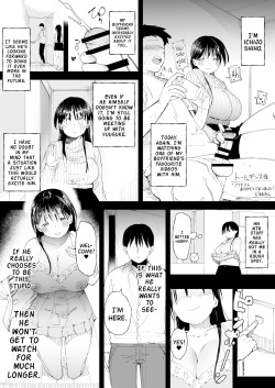 NTR Seiheki no Kareshi no tame ni Sefure o Sagasu Joshi Daisei-chan 3 | The College Girl Looking For A Sexfriend For Her Cuck Boyfriend's Cucking Fetish 3