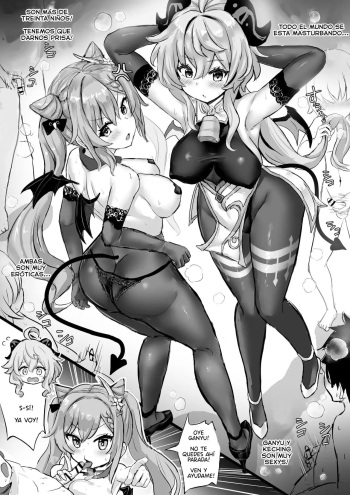 Succubus Keqing to Succubus Ganyu cover