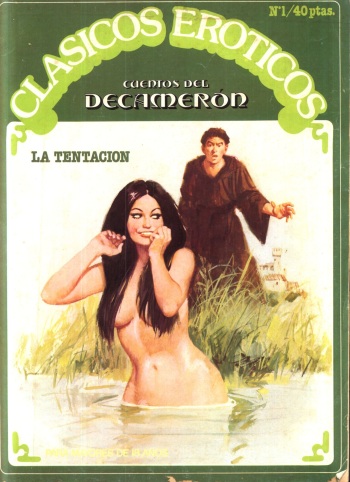 Clasicos Eroticos - Cuentos del Decameron N.01 - La Tentación cover