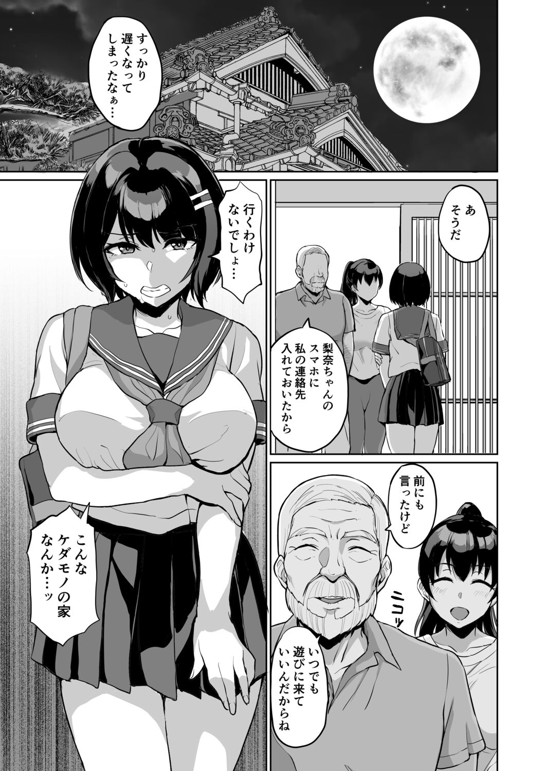 Moto Papakatsu Aite to no Himitsu no SEX ~Gifu Kara no Teishuku Shiken~ page 3 full