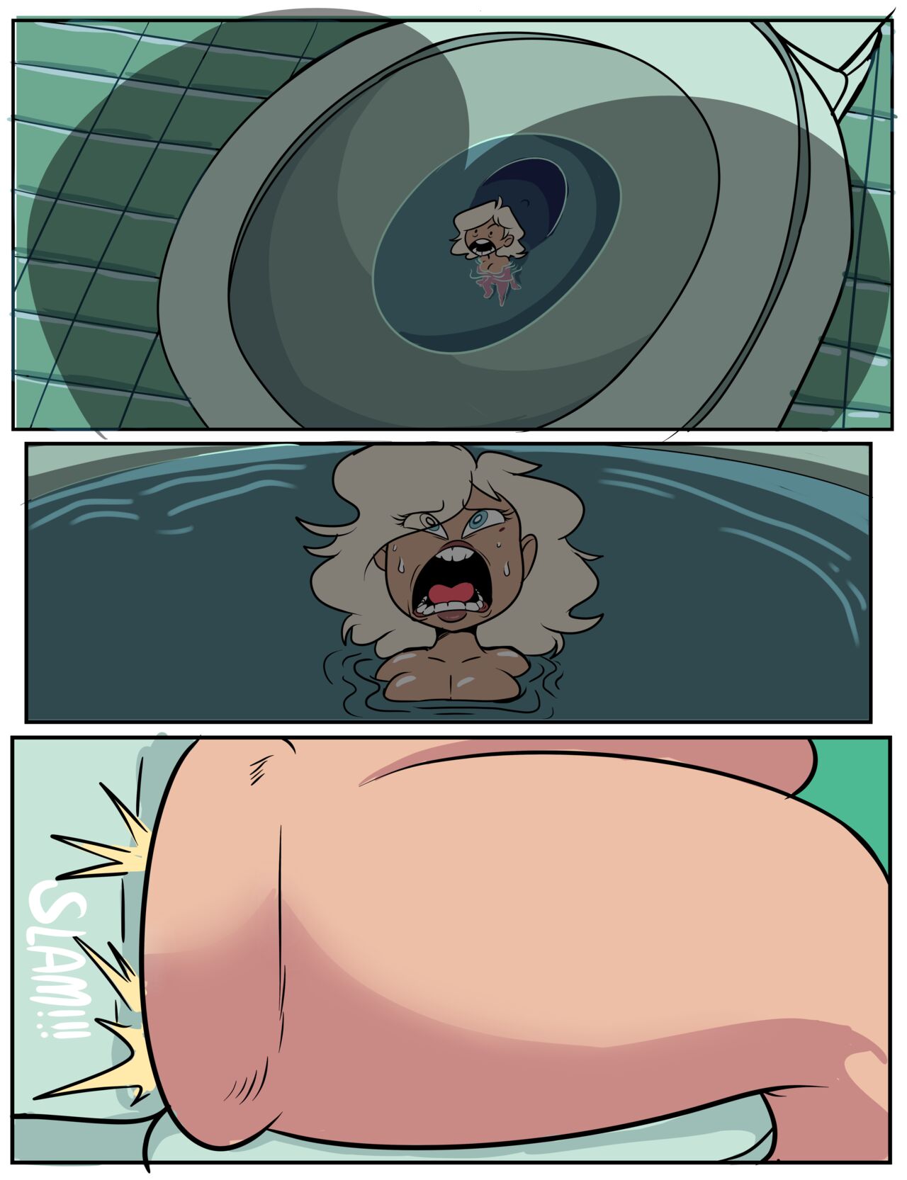 BBW Giantess Little Sister: Thanksgiving Farts page 3 full
