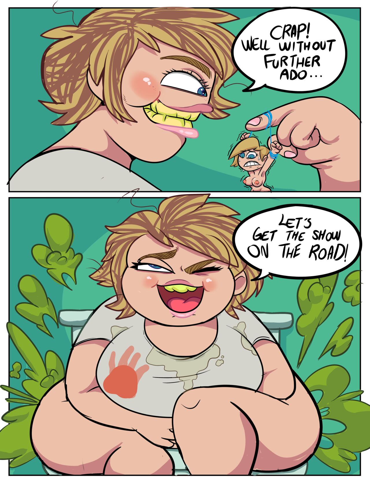 BBW Giantess Little Sister: Thanksgiving Farts page 4 full