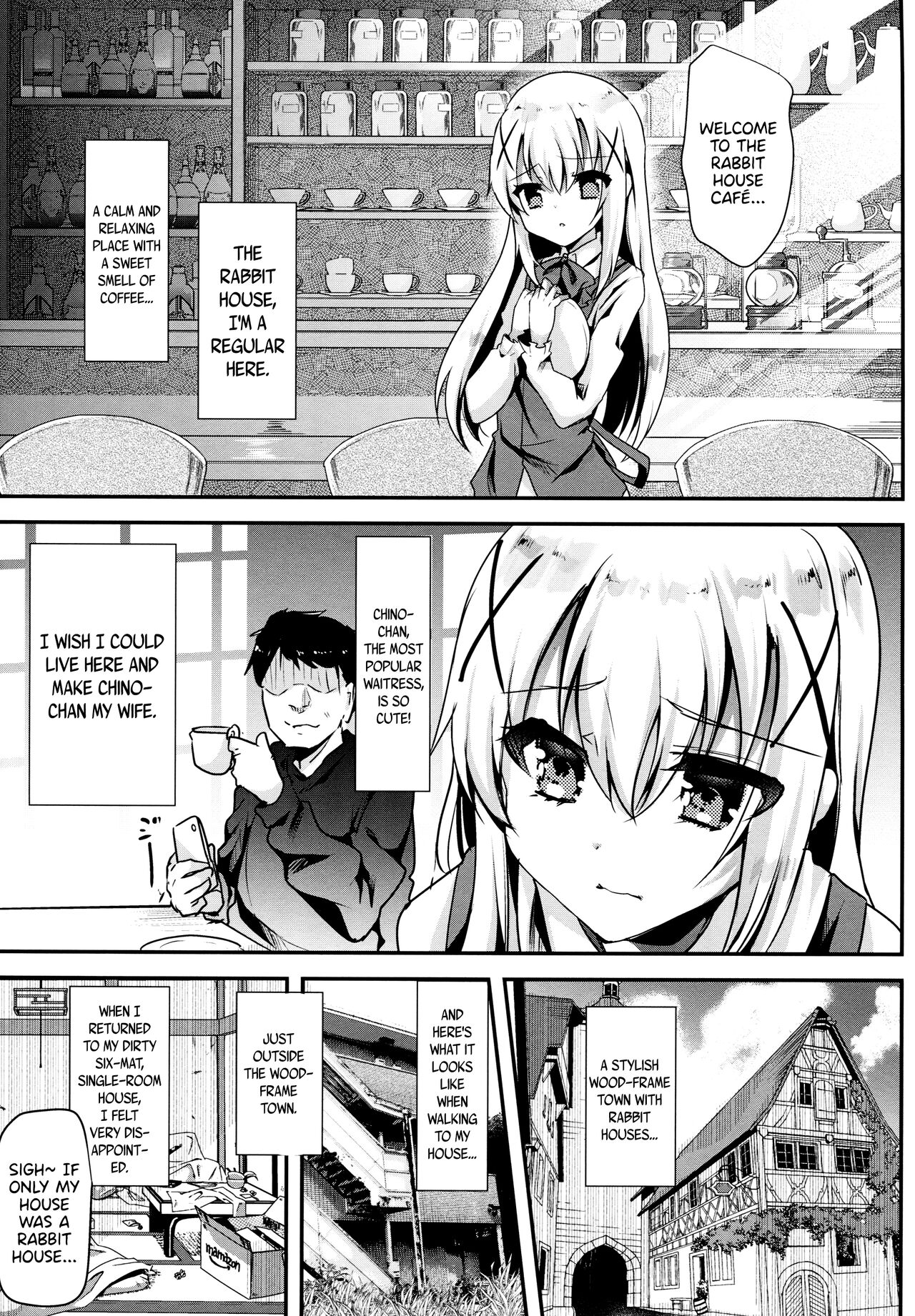 Ouchi ga Cafe ni Naccyatta! page 4 full