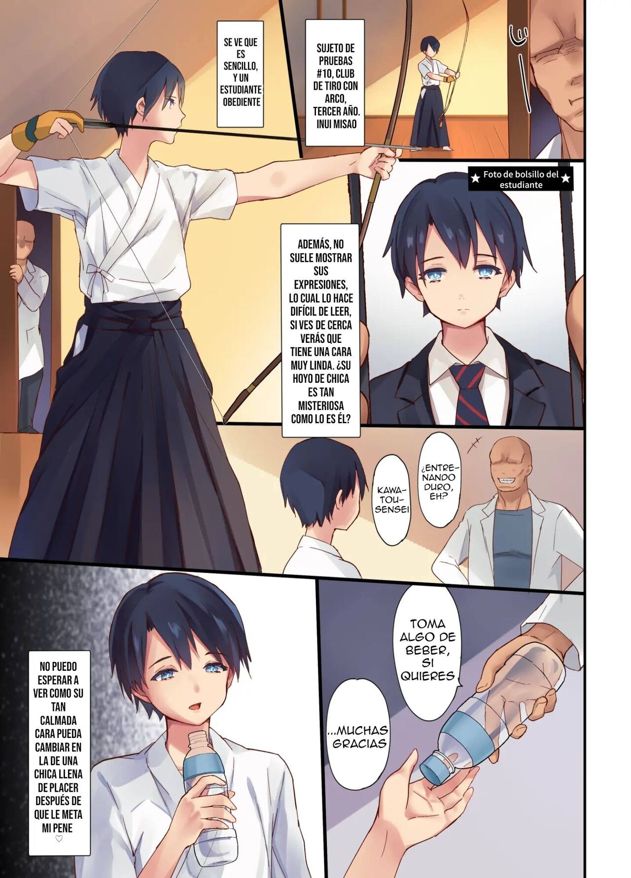 Mesu-ka Jikken _Kenzen Shounen Mesu Ochi Kiroku_ page 8 full