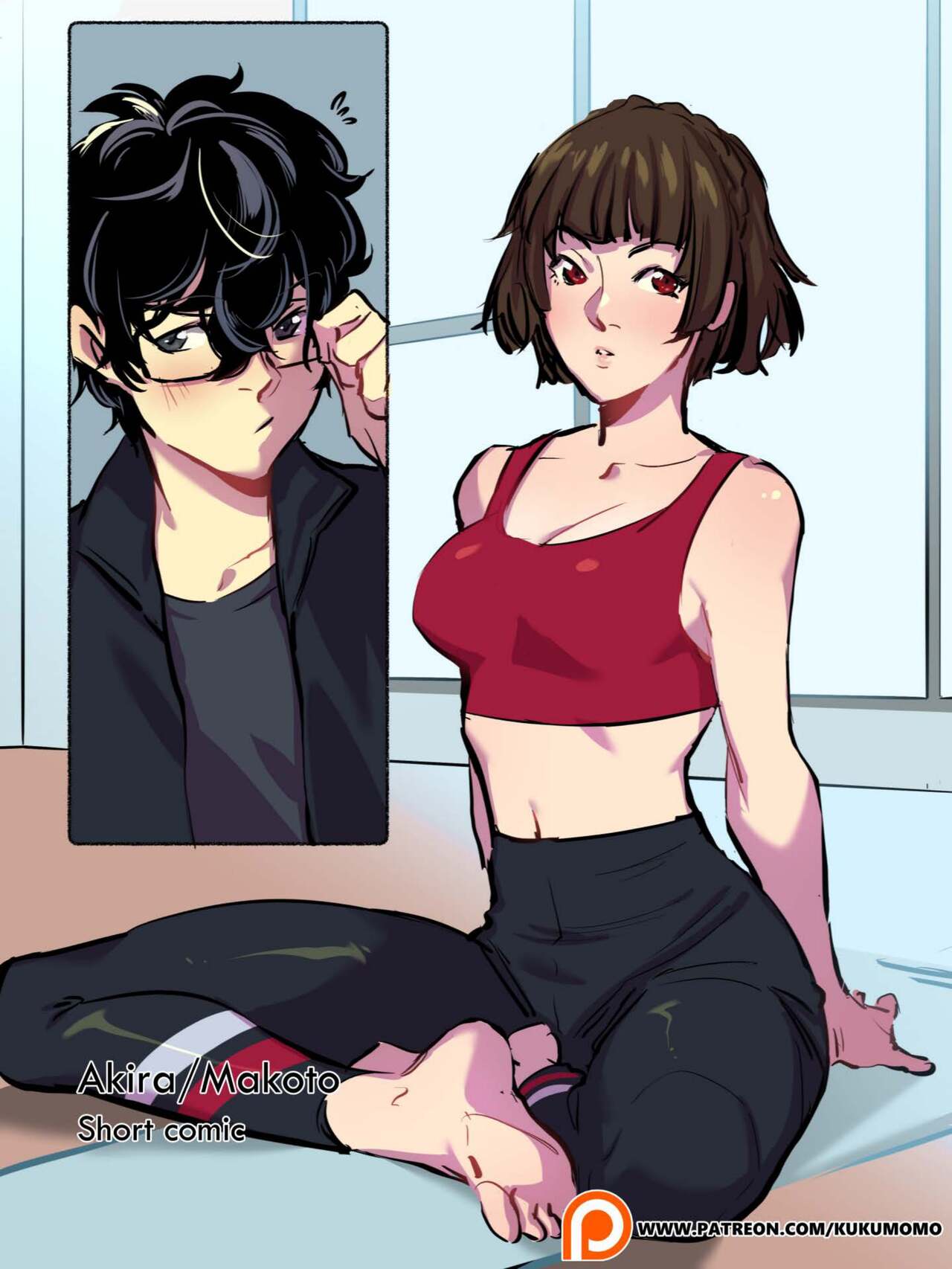Akira/Makoto short comic page 1 full