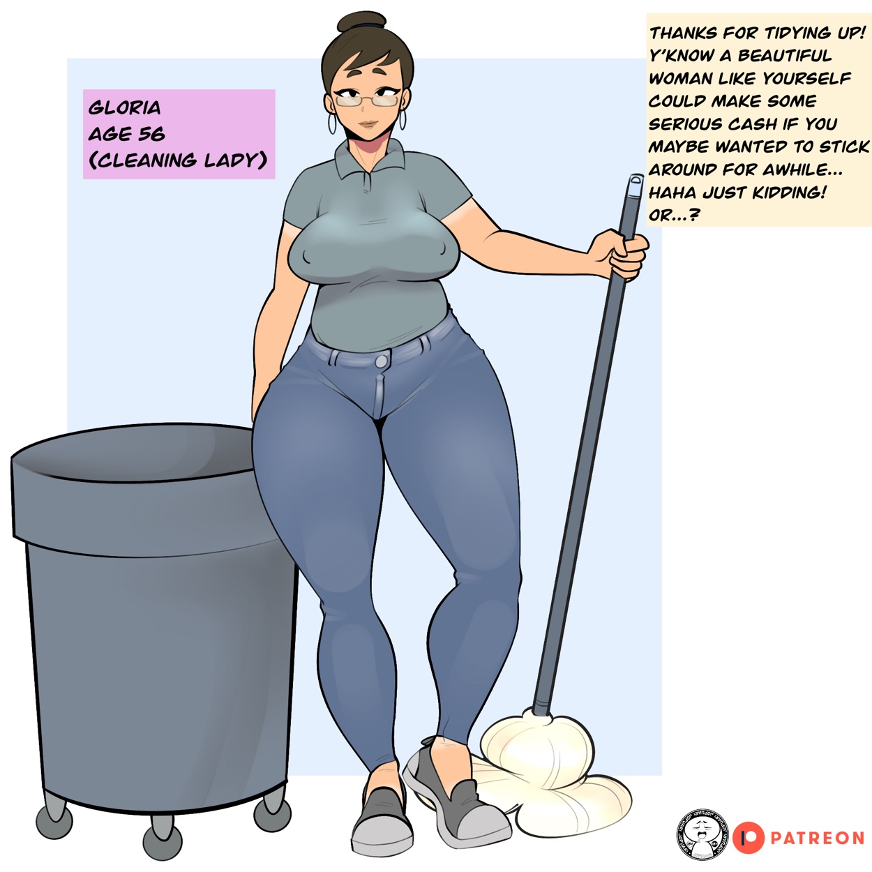 Cleaning Lady page 1 full