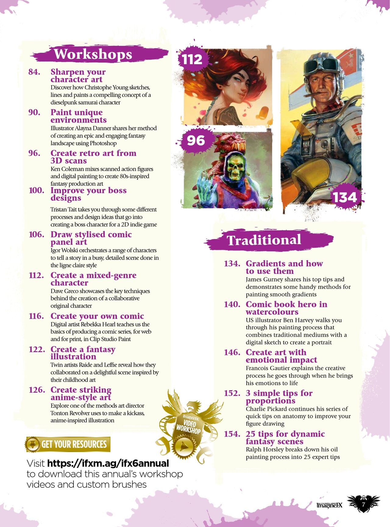 ImagineFX 2022 Annual Volume 6 page 7 full