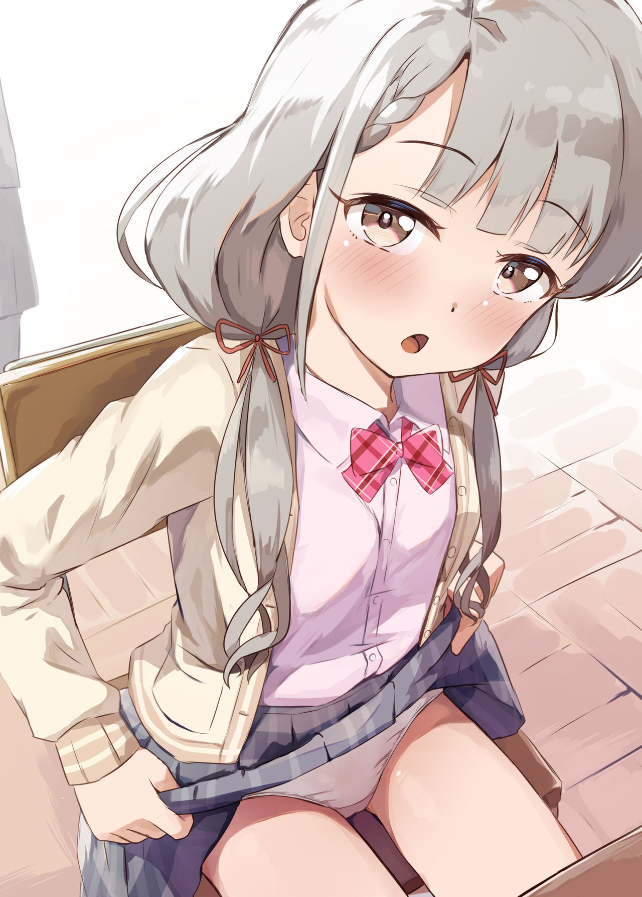 Classmate no Danshi-tachi ni Pantsu o Misete kureru Hisakawa Nagi page 2 full