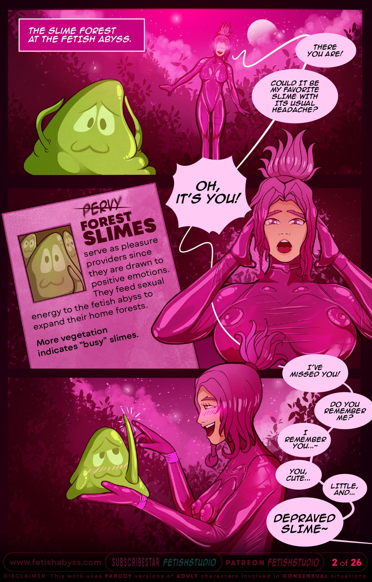 SLIME TENTACLES | LATEX PLANT ENCASEMENT | FETISH ABYSS #4 page 4 full