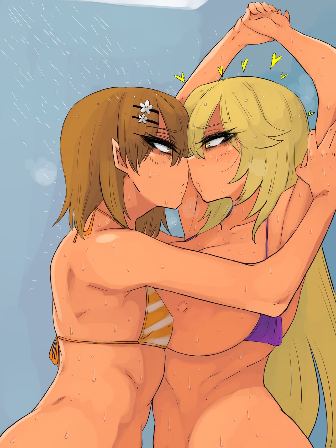 >>Twitter<< @ope84126886 Misaka Mikoto x Shokuhou Misaki page 5 full