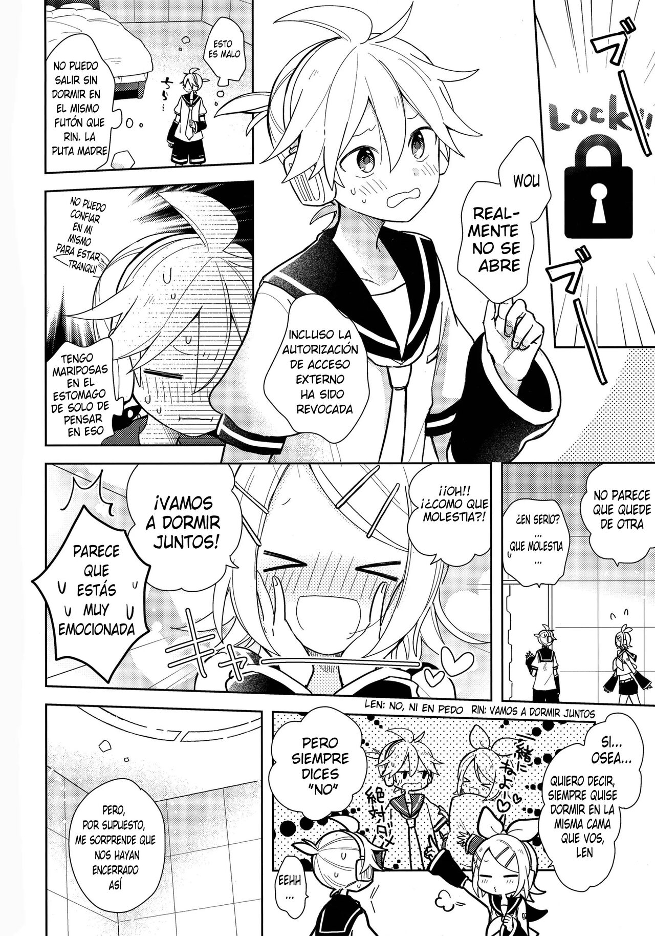 Issho no Ofuton de Nenai to Derarenai Heya page 3 full