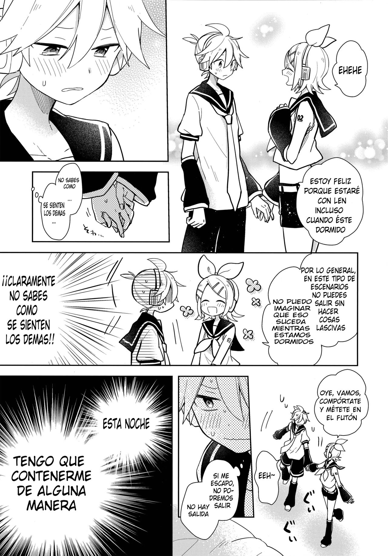 Issho no Ofuton de Nenai to Derarenai Heya page 4 full