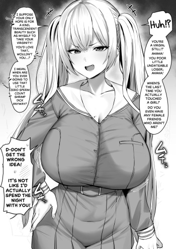 Katte ni Doutei to Kanchigai shite kuru Kotekote no Tsundere Kinpatsu Twintail | Tsuper Tsundere Twintail Blonde Mistakes You as a Virgin cover