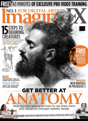 ImagineFX 2020-02 - Get Better At Anatomy cover