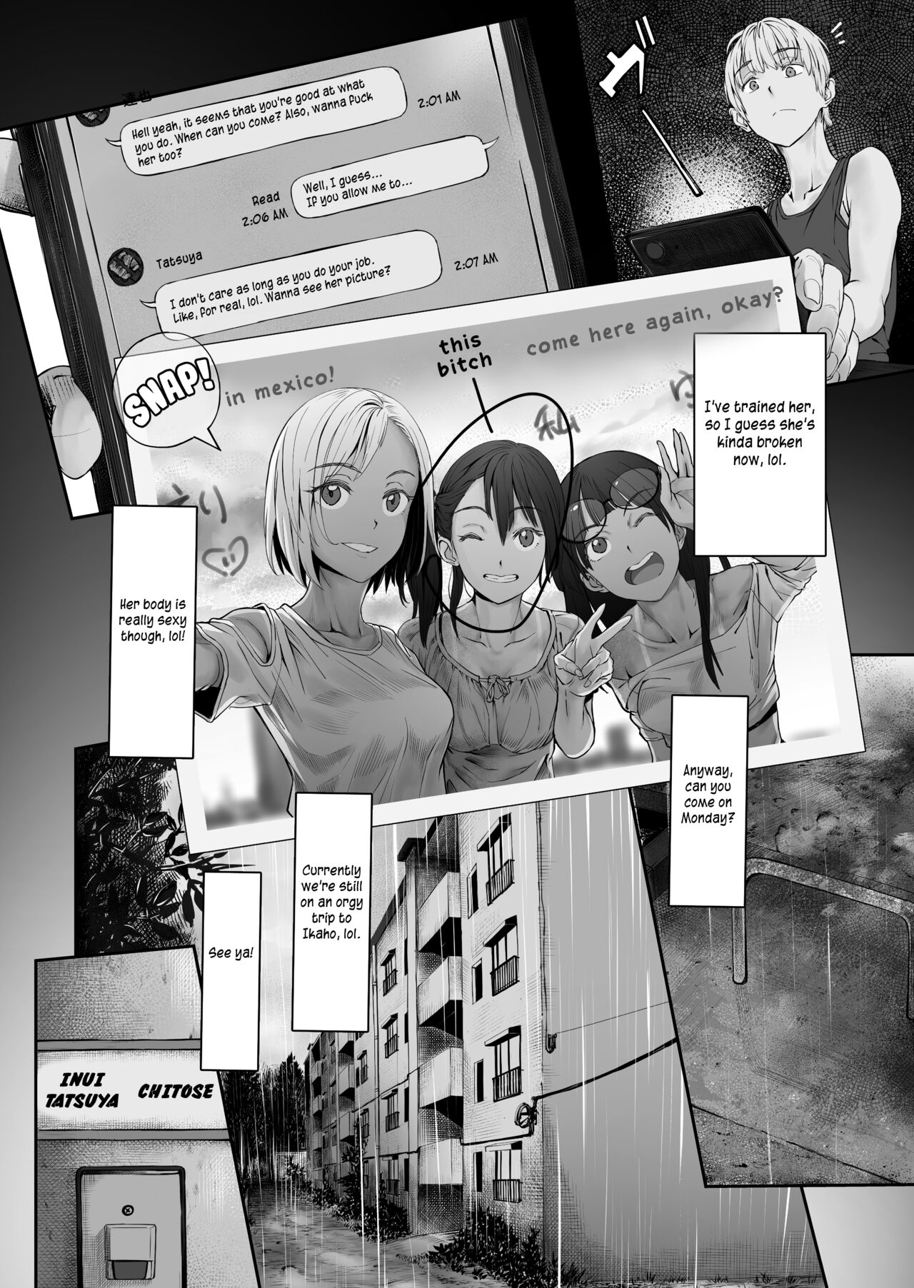 Fuufu to Yavai Yatsura to Gakusei to | A Married Couple, Ruffians, and a Student page 6 full