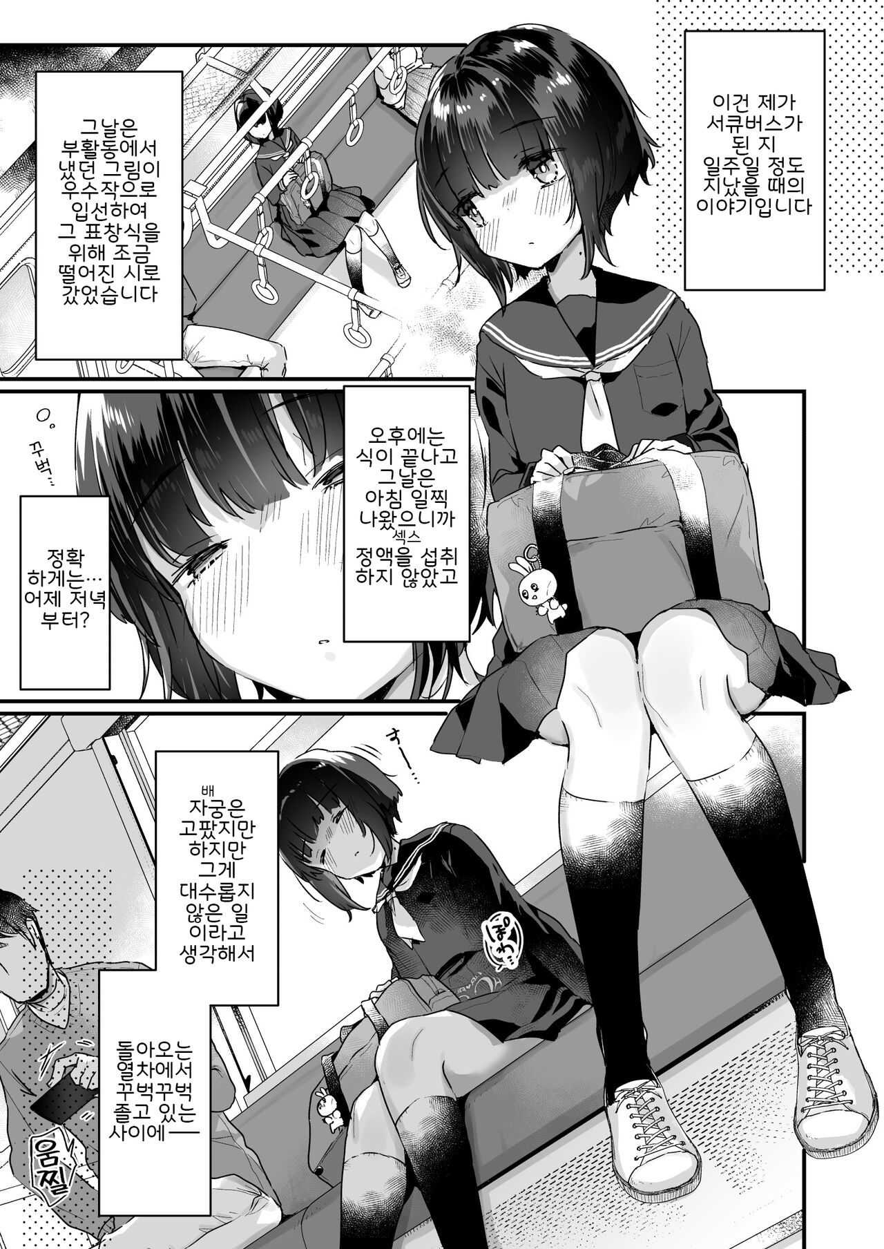 Naritakunai no ni Succubus ni Natte Shimatta Yamada-san Densha Rankou Hen | 되고 싶지 않았는데 서큐버스가 되어버린 야마다 양 전철난교 편 page 4 full