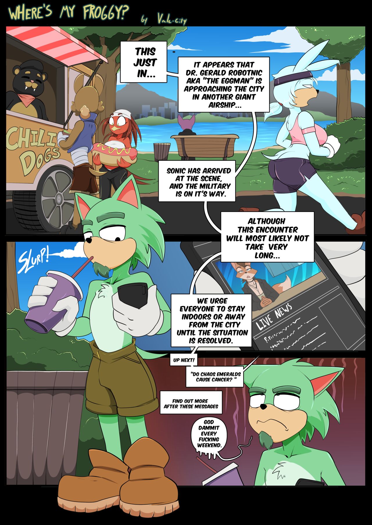 Vale-city - Where's My Froggy page 1 full