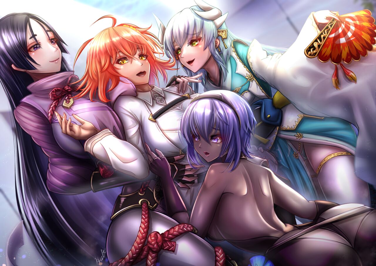 【FANBOX】宮鞍ハルト - コロラトゥーラに改造された藤丸立香・清姫・頼光（FGO） page 1 full
