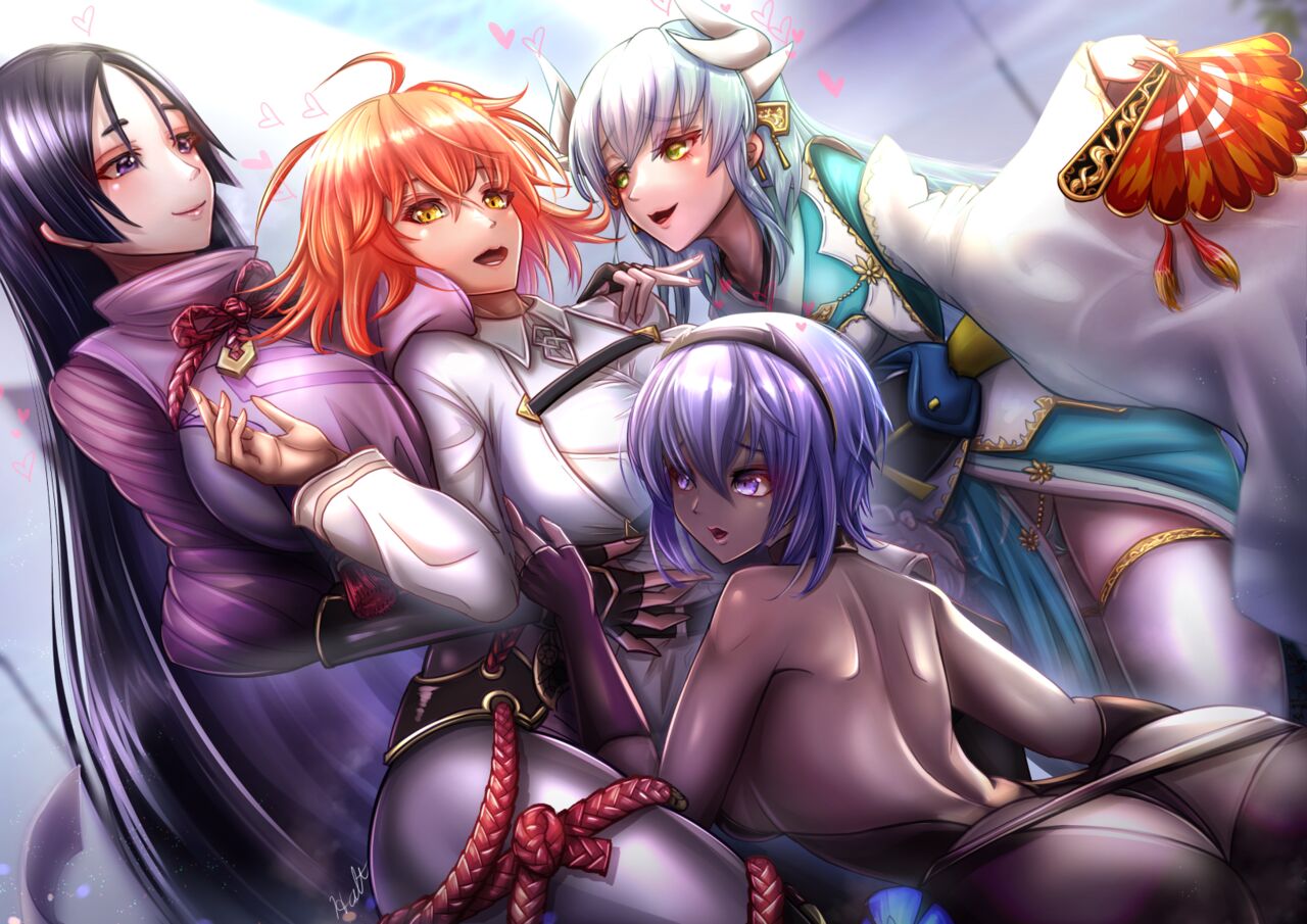 【FANBOX】宮鞍ハルト - コロラトゥーラに改造された藤丸立香・清姫・頼光（FGO） page 2 full