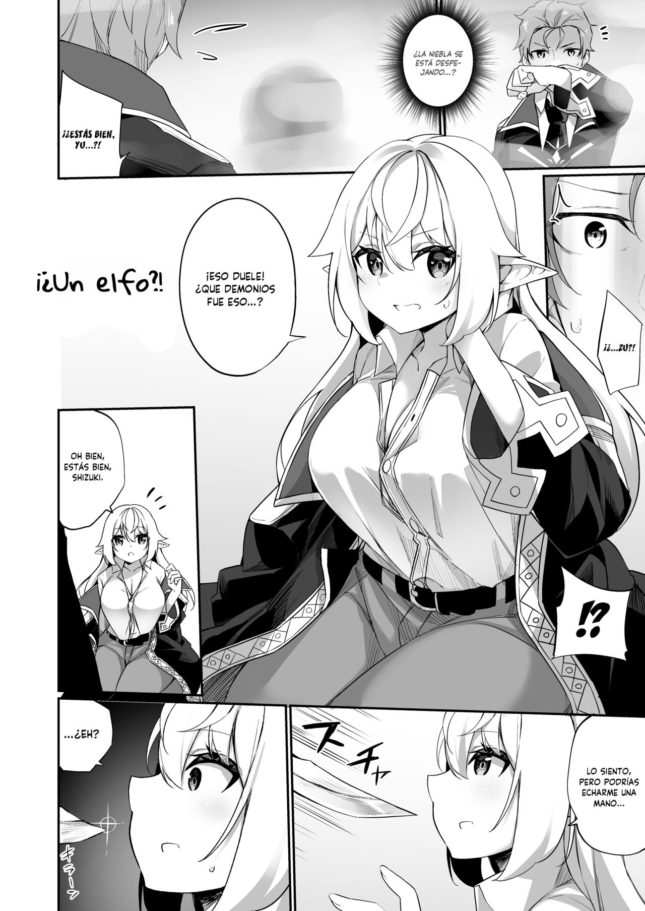♂ Boukensha-san ga ♀ Elf ni Sarete Shinyuu to Musubareru Hanashi page 4 full