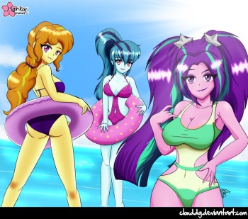 The Dazzlings Beach Collection cover