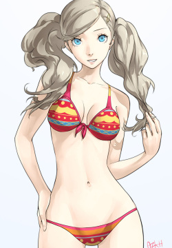 Ann Takamaki Bikini Pics