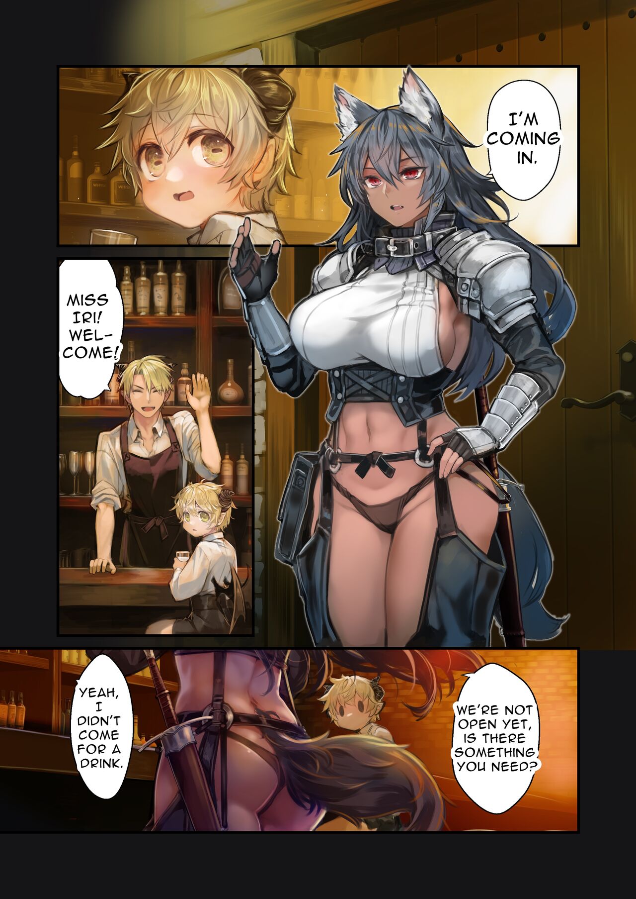 MILK -Shota Inma ga Onee-san-tachi ni Hasamareru Banashi- | MILK -A story About An Incubus Being Fondled By Two Onee-sans- page 6 full