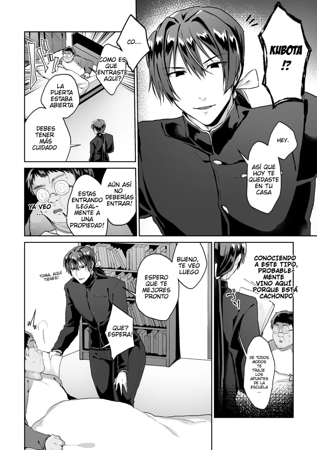 Zenkou Seito Akogare no Fuuki Iinchou ga Dosukebe Maso Datta no Daga!? Ch. 3 page 4 full