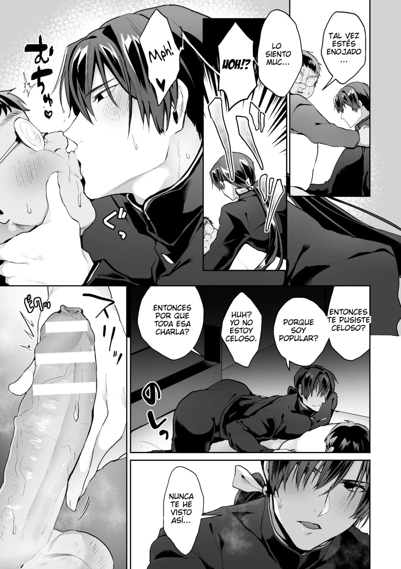 Zenkou Seito Akogare no Fuuki Iinchou ga Dosukebe Maso Datta no Daga!? Ch. 3 page 9 full