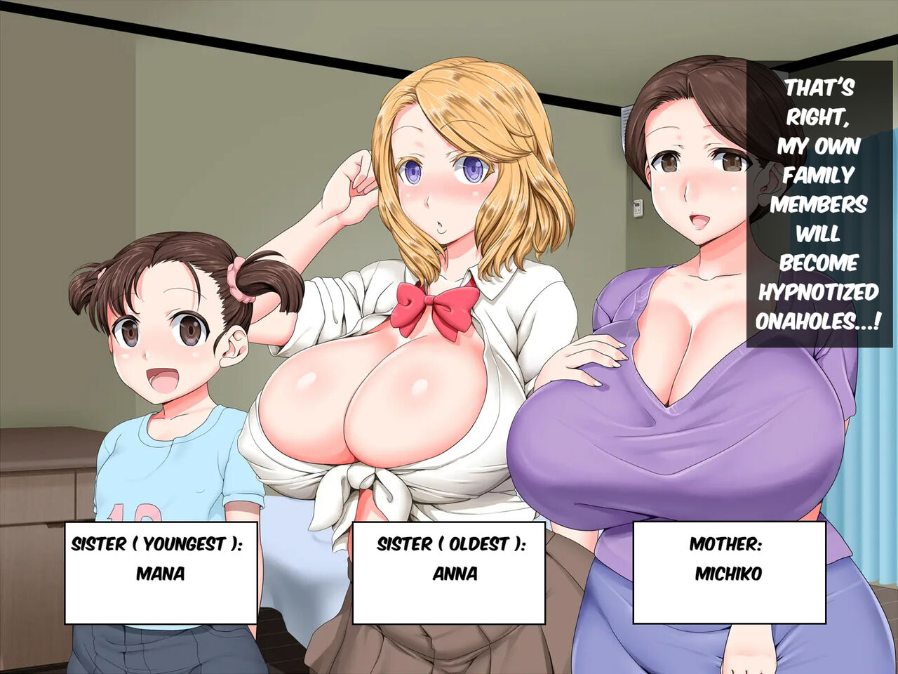 Kazoku wa Saimin Onahole | My Family is my Hypnotized Onaholes page 5 full