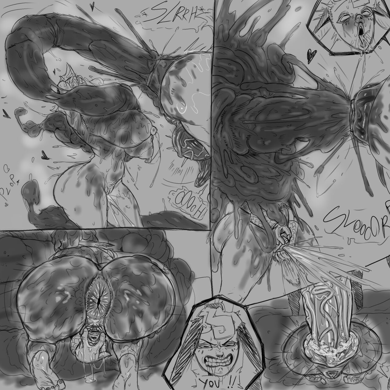 stinky fish girl molesting a centaur page 4 full