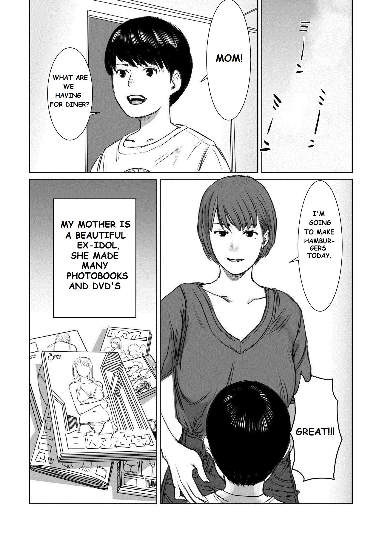 Mama wa Moto GraDol Boku wa Gaman Dekinai page 2 full