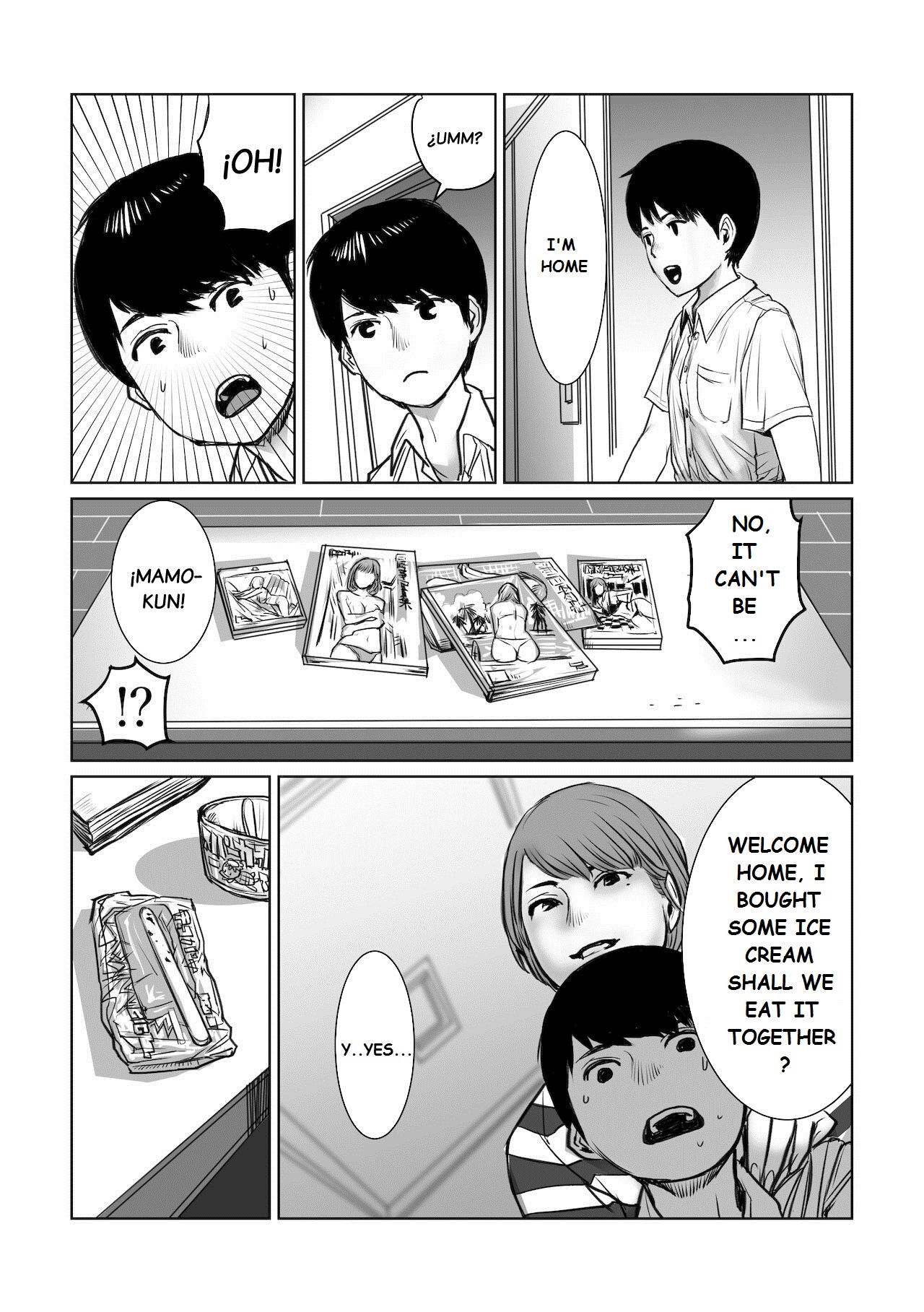 Mama wa Moto GraDol Boku wa Gaman Dekinai page 8 full