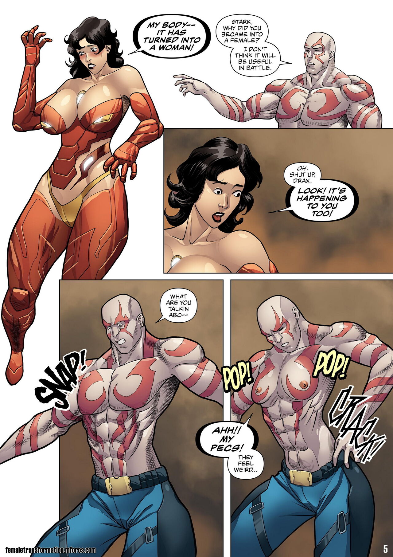 Locofuria - Bimbo Avengers page 6 full