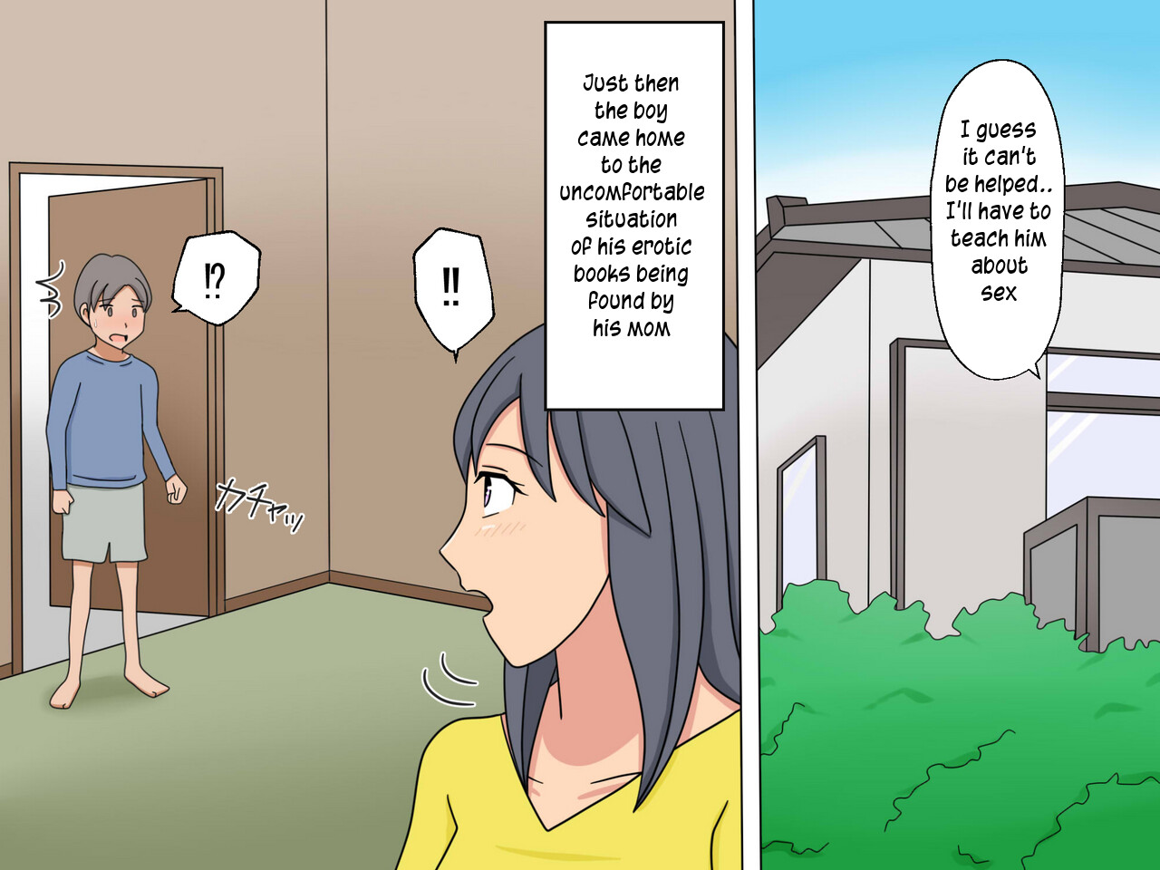 Benkyou yori mo Mama to no Sex ga Daiji | Sex with mommy is more important than studying page 3 full