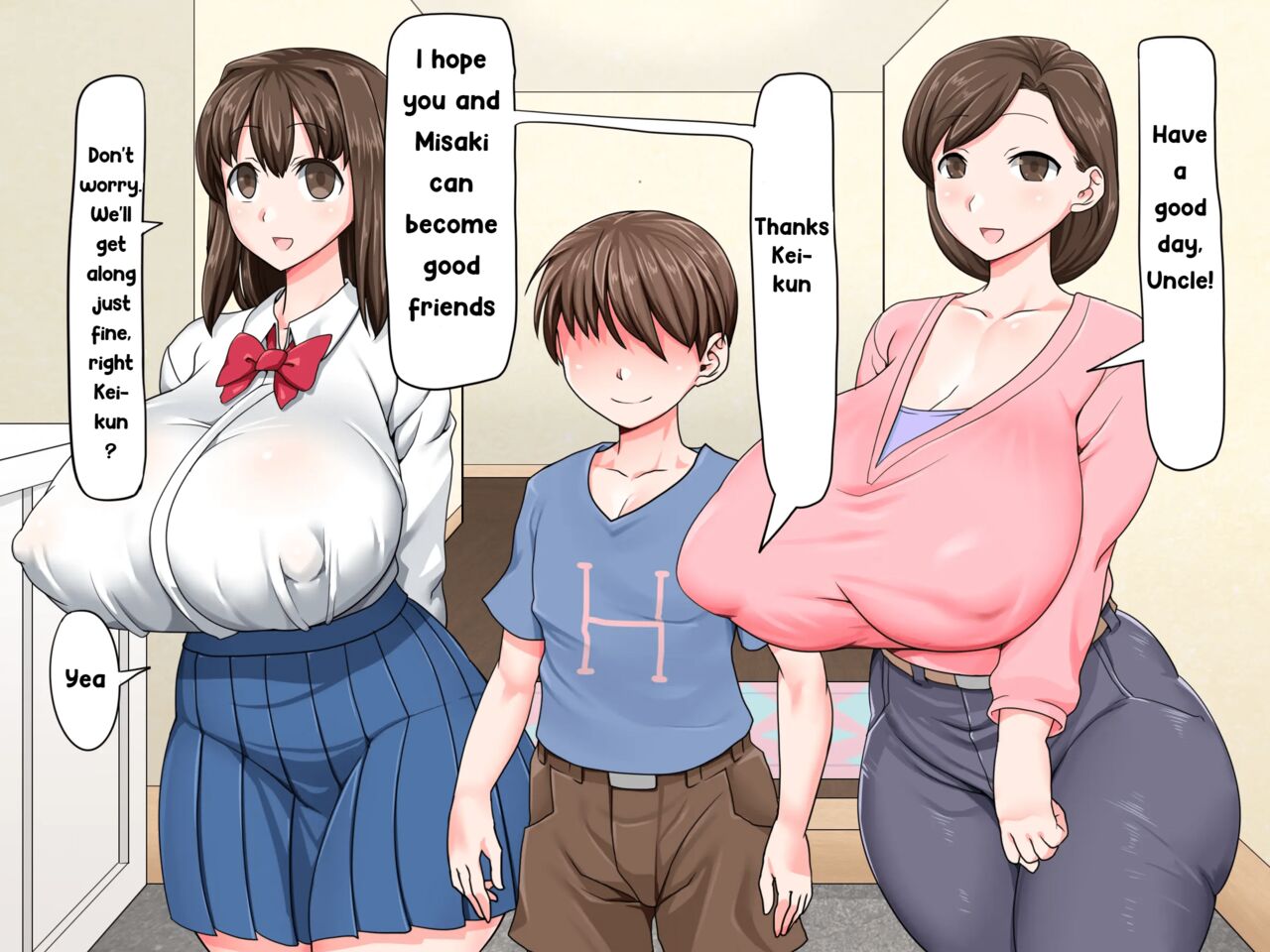 Kusogaki Saimin Kekkon Seikatsu ~Oba to Itoko wa Boku no Yome!~ | Hypnotic Marriage Life of a Little Punk ~My Aunt and Cousin are my Wives!~ page 4 full