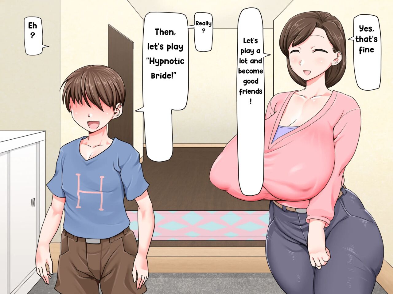 Kusogaki Saimin Kekkon Seikatsu ~Oba to Itoko wa Boku no Yome!~ | Hypnotic Marriage Life of a Little Punk ~My Aunt and Cousin are my Wives!~ page 9 full