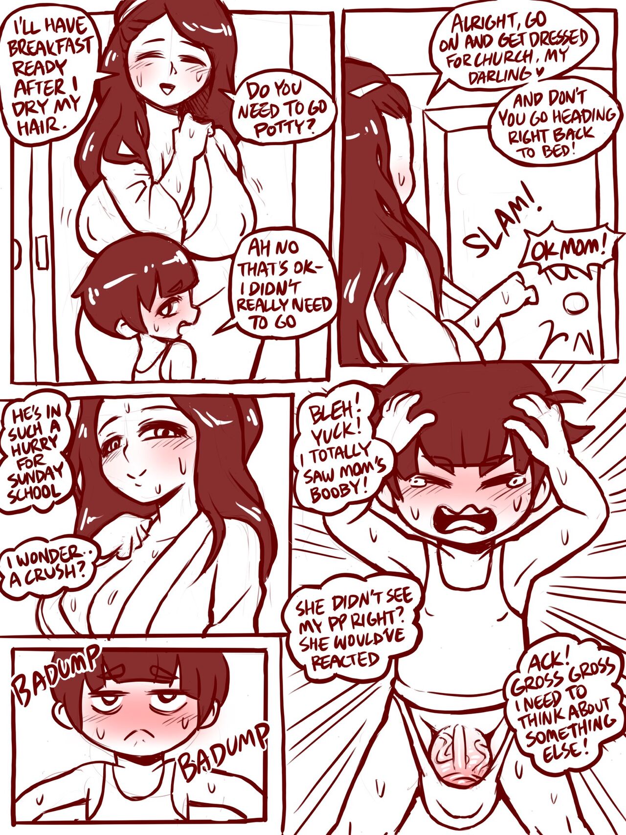 Single Mom Incest Comic page 2 full