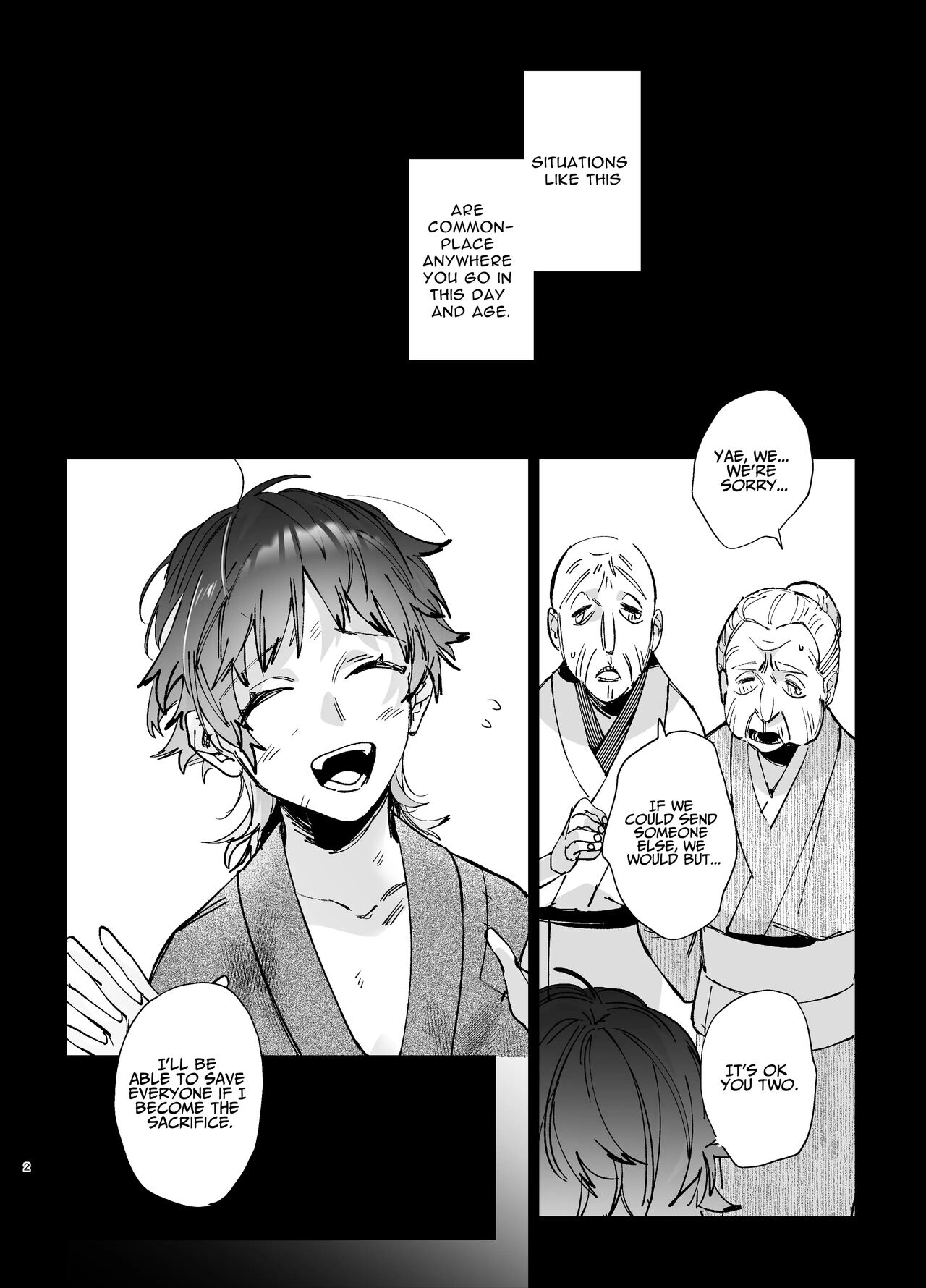 Ikenie Onna Wa Kodokuna Kijin Sama Ni Ban Kōbi De To Sareru | The Sacrificial Maiden Corrupted by Coupling With an Oni page 3 full