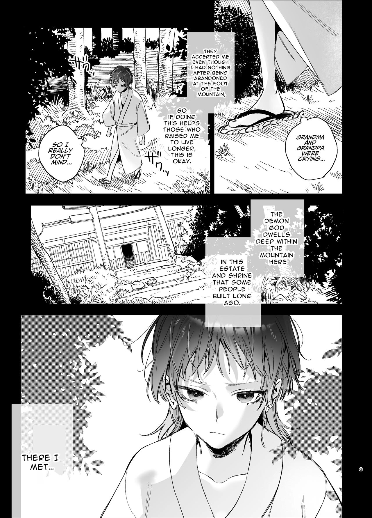 Ikenie Onna Wa Kodokuna Kijin Sama Ni Ban Kōbi De To Sareru | The Sacrificial Maiden Corrupted by Coupling With an Oni page 4 full