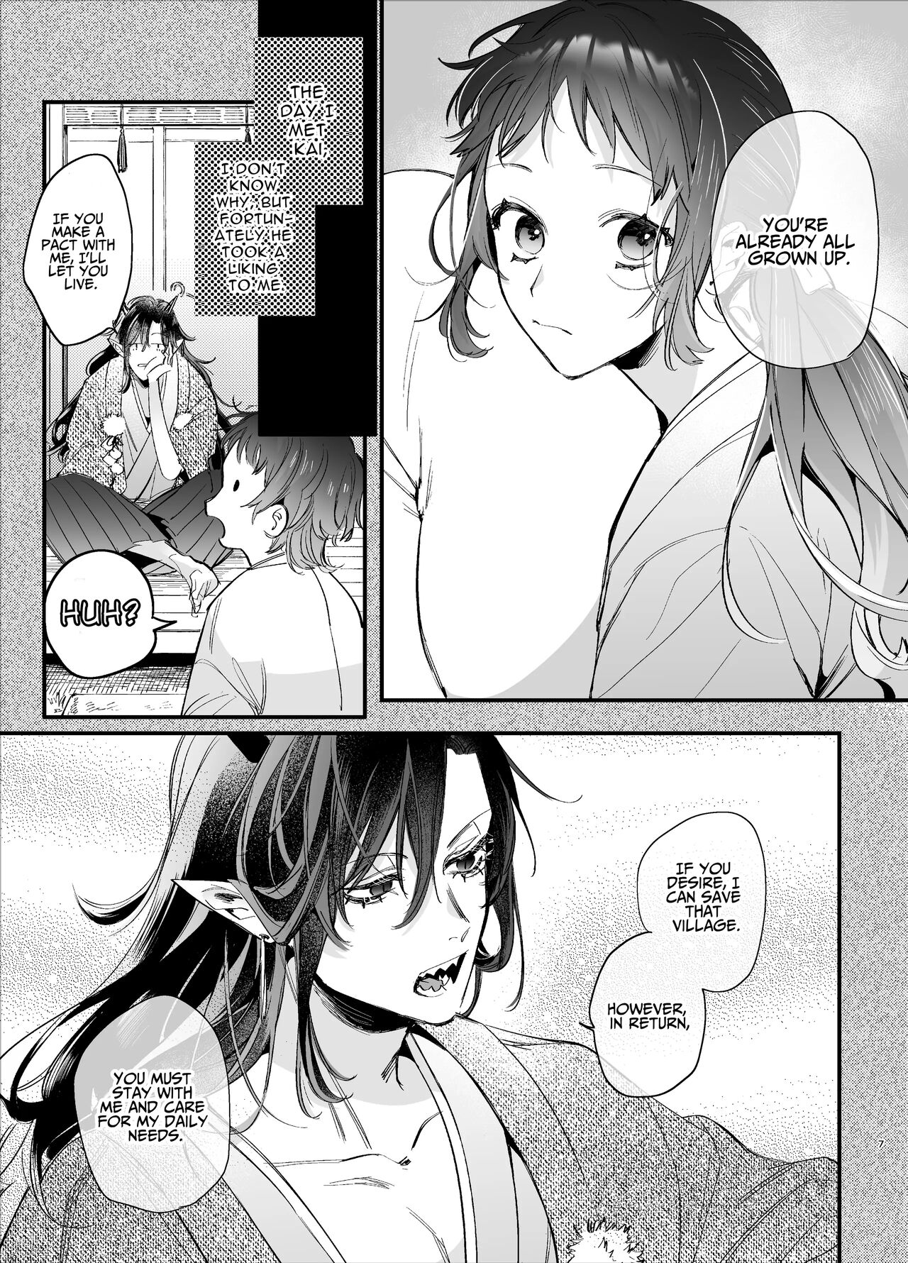 Ikenie Onna Wa Kodokuna Kijin Sama Ni Ban Kōbi De To Sareru | The Sacrificial Maiden Corrupted by Coupling With an Oni page 8 full