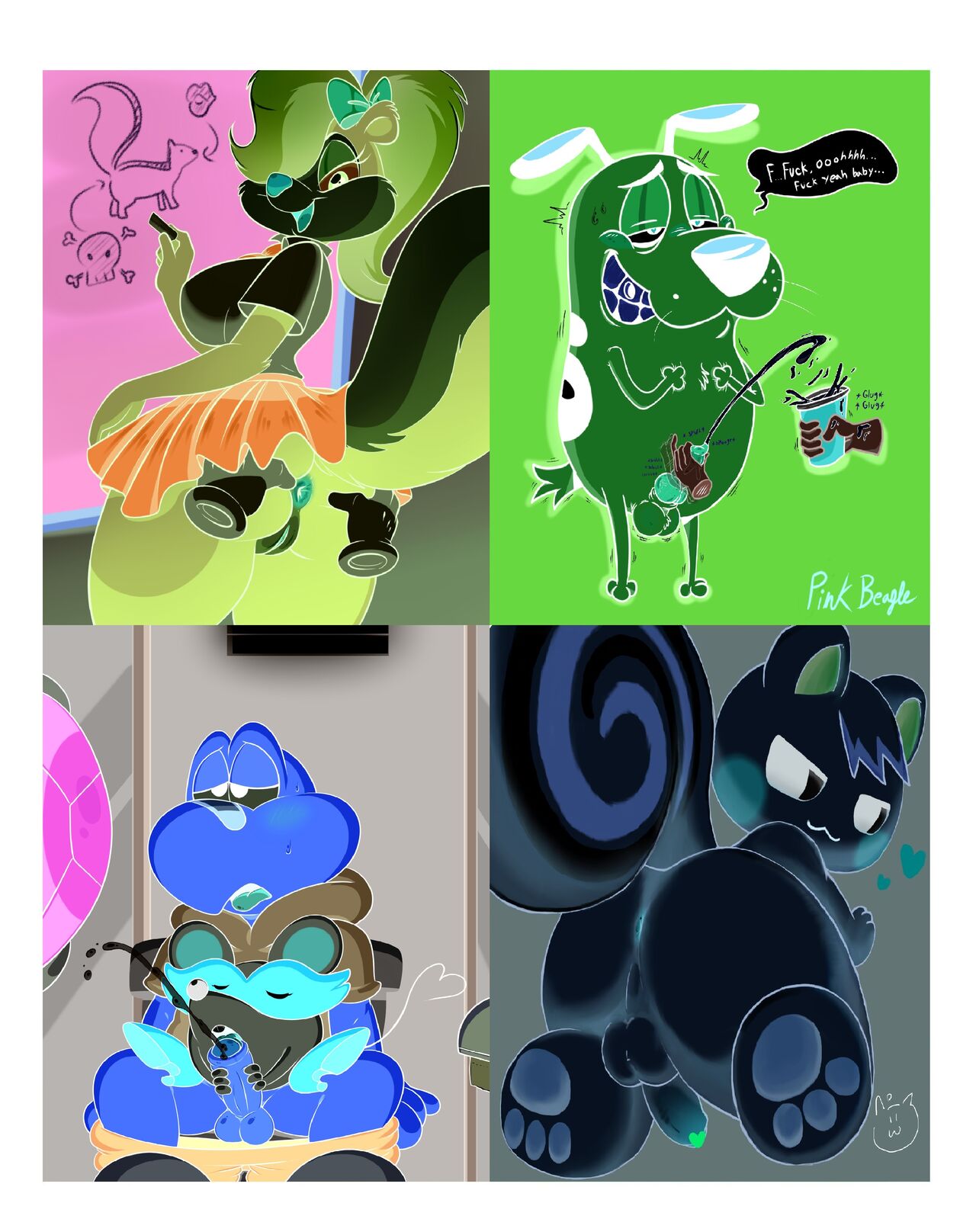 Courage the Cowardly Dog's Porn Pics on Fifi La Fume, Courage the Dog, Koops, and Marshal ♂️♀️⚧️ ???? page 4 full