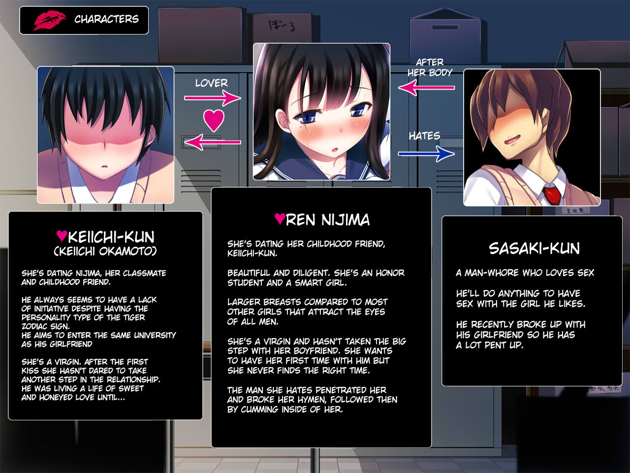 Kanojo ga Aitsu ni Sareta Koto page 3 full